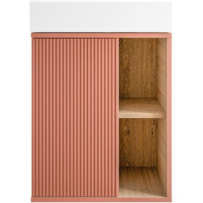 Bernstein - Beldivo 50cm - Bisagra izquierda - Apricot mate - Gabinete de baño Bernstein - Beldivo 50cm - Bisagra izquierda - Apricot mate - Gabinete de baño