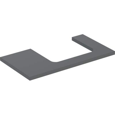Placa de lavabo Geberit ONE - Corte a la derecha - 90x3x47 cm - Lava mate Placa de lavabo Geberit ONE - Corte a la derecha - 90x3x47 cm - Lava mate