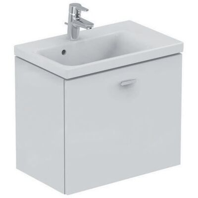 Frente Interior Extraíble Connect Space Estante Decorativo Liso Gris Medio De 600 Mm A La Derecha, Para Mueble De Baño Ideal Standard Frente Interior Extraíble Connect Space Estante Decorativo Liso Gris Medio De 600 Mm A La Derecha, Para Mueble De Baño Ideal Standard