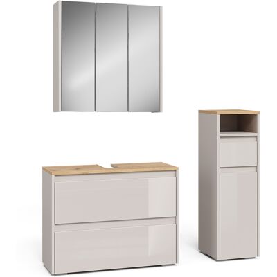 Conjunto De Muebles De Baño De 3 Piezas Majest, Cachemira/artesanal, 3 Partes, Vicco Conjunto De Muebles De Baño De 3 Piezas Majest, Cachemira/artesanal, 3 Partes, Vicco