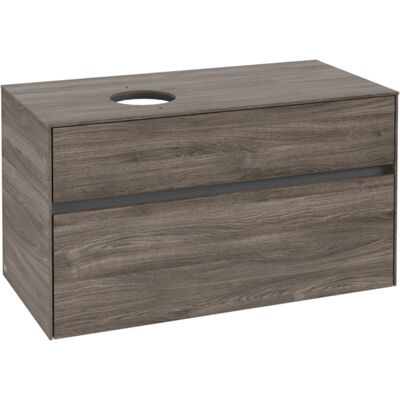 Villeroy & Boch Collaro Mueble de baño - 2 Cajones, Stone Oak, 1000x548 mm Villeroy & Boch Collaro Mueble de baño - 2 Cajones, Stone Oak, 1000x548 mm