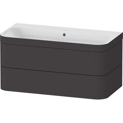 Duravit HP4638N8080 Conjunto de Baño Suspendido - Gris Supermate Duravit HP4638N8080 Conjunto de Baño Suspendido - Gris Supermate