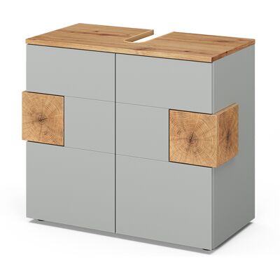 Mueble Bajo Lavabo Eden, Gris/artisan, 73.1 X 64 Cm, Vicco Mueble Bajo Lavabo Eden, Gris/artisan, 73.1 X 64 Cm, Vicco