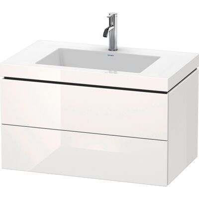 Duravit Nussbaum dunkel L-Cube Set - Muebles de baño Duravit Nussbaum dunkel L-Cube Set - Muebles de baño
