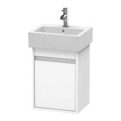 Duravit Ketho Módulo Mural - Blanco Mate, 1 Puerta, Bisagra Derecha Duravit Ketho Módulo Mural - Blanco Mate, 1 Puerta, Bisagra Derecha