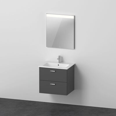 Duravit Xbase - Conjunto de Muebles Montados en la Pared con Espejo LED - 600 mm Duravit Xbase - Conjunto de Muebles Montados en la Pared con Espejo LED - 600 mm