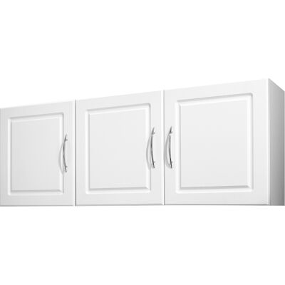 Vevor Armario De Pared Para Lavandería, 2 Niveles, Con Estante Ajustable, 3 Puertas, Para Cocina, Baño, Lavandería, Carga De 88,5 Kg, 31,6 X 137,2 X 51,6 Cm, Moderno Y Minimalista, Color Blanco Vevor Armario De Pared Para Lavandería, 2 Niveles, Con Estante Ajustable, 3 Puertas, Para Cocina, Baño, Lavandería, Carga De 88,5 Kg, 31,6 X 137,2 X 51,6 Cm, Moderno Y Minimalista, Color Blanco