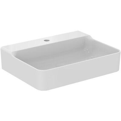 Lavabo de cerámica blanca de Ideal Standard - Conca 600x450x145mm Lavabo de cerámica blanca de Ideal Standard - Conca 600x450x145mm