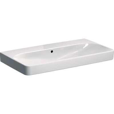 Lavabo Geberit Smyle Square - Montado en la pared, 90x48cm, Blanco Lavabo Geberit Smyle Square - Montado en la pared, 90x48cm, Blanco