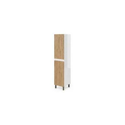 MARCA Colonna Bagno Lisbona 2a H.140 Bianco/rovere Naturale MARCA Colonna Bagno Lisbona 2a H.140 Bianco/rovere Naturale