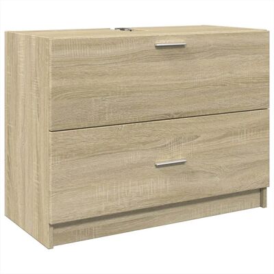 HELLOSHOP26 Armario Bajo Lavabo Madera Contrachapada Gran Espacio Almacenamiento Baño 78 X 37 X 59 Cm Roble Sonoma 020049537 HELLOSHOP26 Armario Bajo Lavabo Madera Contrachapada Gran Espacio Almacenamiento Baño 78 X 37 X 59 Cm Roble Sonoma 020049537