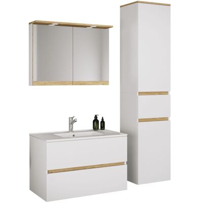 Conjunto De Muebles De Baño Con Lavabo Cosila-i 81 181x121x47 - Vcm Conjunto De Muebles De Baño Con Lavabo Cosila-i 81 181x121x47 - Vcm