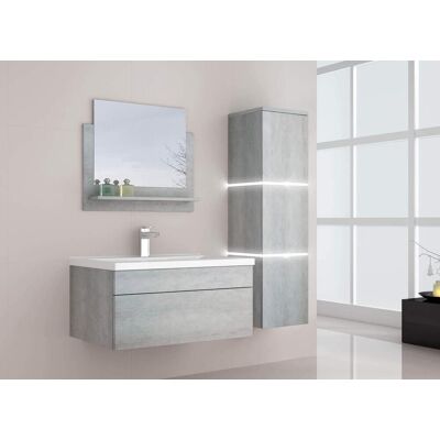Conjunto de muebles de baño Wangerooge BIG gris de Home Deluxe - Muebles de baño Conjunto de muebles de baño Wangerooge BIG gris de Home Deluxe - Muebles de baño