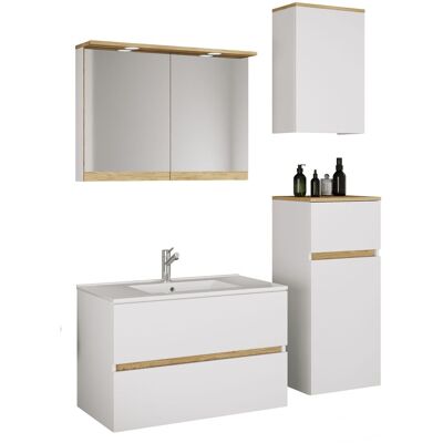 Conjunto De Muebles De Baño Con Lavabo Cosila-i 81 150x121x47 - Vcm Conjunto De Muebles De Baño Con Lavabo Cosila-i 81 150x121x47 - Vcm
