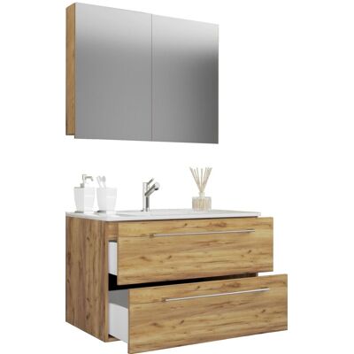 Conjunto de Baño VCM - Haya Miel - 80cm Muebles de Baño Conjunto de Baño VCM - Haya Miel - 80cm Muebles de Baño