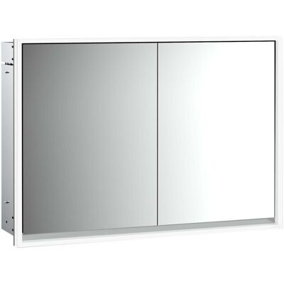 Armario Espejo de Baño Emco - Iluminación LED, 2 Puertas, Empotrado - Blanco Armario Espejo de Baño Emco - Iluminación LED, 2 Puertas, Empotrado - Blanco
