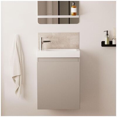 Marca - LISA Basin Mueble reversible - Armario de baño Marca - LISA Basin Mueble reversible - Armario de baño