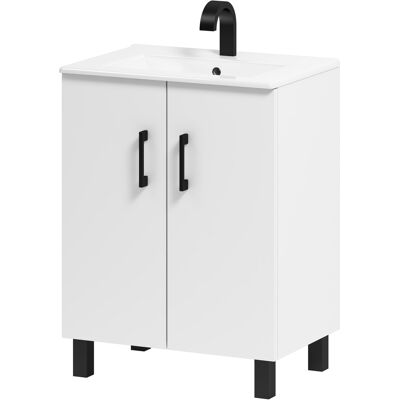 OEM Mueble De Baño Viki 50 Con Lavabo, Blanco OEM Mueble De Baño Viki 50 Con Lavabo, Blanco
