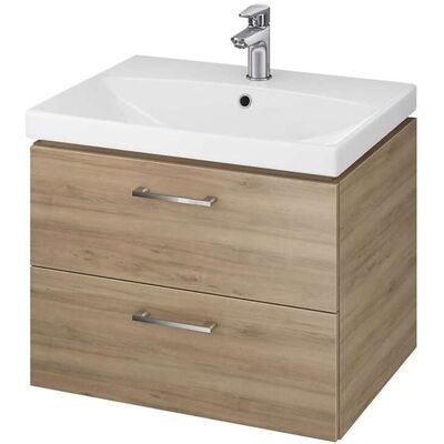 Set de baño Cersanit Nogal - 60cm, Lavabo y Mueble Set de baño Cersanit Nogal - 60cm, Lavabo y Mueble