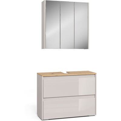 Conjunto De Muebles De Baño Majest, Cachemira/artesanal, 2 Partes, Vicco Conjunto De Muebles De Baño Majest, Cachemira/artesanal, 2 Partes, Vicco