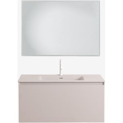 Sklum - Conjunto De Mueble De Baño En Madera Con Lavabo Integrado Macrae Sklum - Conjunto De Mueble De Baño En Madera Con Lavabo Integrado Macrae
