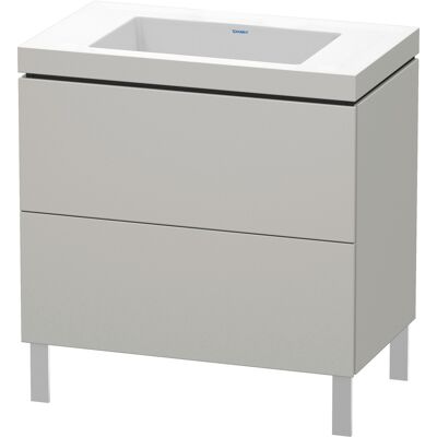 Armario bajo de lavabo Duravit L-Cube - Gris hormigón mate - 2 cajones Armario bajo de lavabo Duravit L-Cube - Gris hormigón mate - 2 cajones