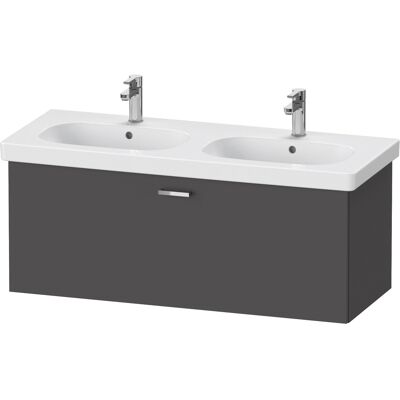 Duravit XBase Mueble de lavabo empotrado con 1 cajón - Rectangular, Grafito mate, 1150mm Duravit XBase Mueble de lavabo empotrado con 1 cajón - Rectangular, Grafito mate, 1150mm