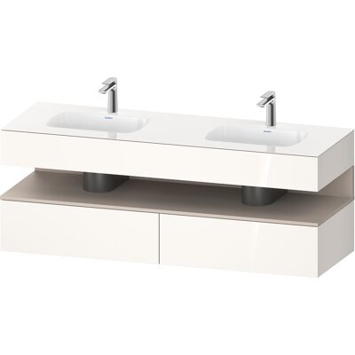 Duravit Qatego Taupe Matt Doble Lavabo - Lavabo Duravit Qatego Taupe Matt Doble Lavabo - Lavabo