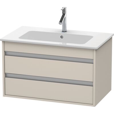 Duravit Ketho Gabinete de lavabo empotrado - Taupe Mate Duravit Ketho Gabinete de lavabo empotrado - Taupe Mate