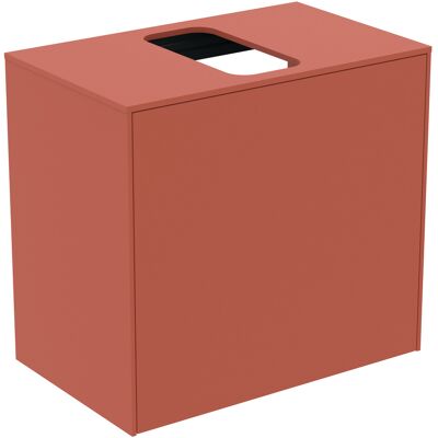 Ideal Standard Conca Armario de lavabo suspendido - 1 cajón, recorte central, 60x37x55 cm Ideal Standard Conca Armario de lavabo suspendido - 1 cajón, recorte central, 60x37x55 cm