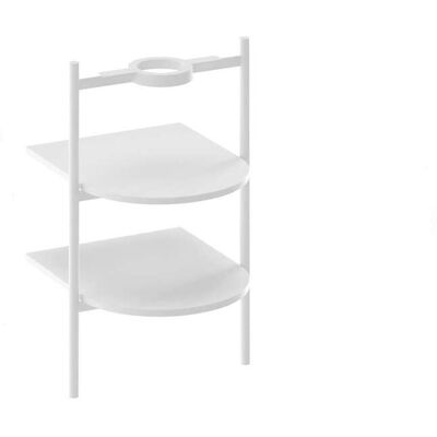 Ravak Yard - Construcción Con Estantes Debajo Del Lavabo, Blanco Mate D80000e004 Ravak Yard - Construcción Con Estantes Debajo Del Lavabo, Blanco Mate D80000e004