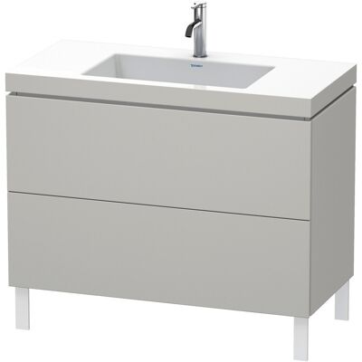 Duravit L-Cube Gabinete de lavabo - Betongrau Matt - LC6938O0707 Duravit L-Cube Gabinete de lavabo - Betongrau Matt - LC6938O0707