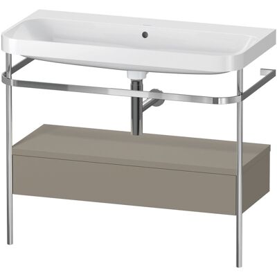 Set C-bonded Duravit Happy D.2 Plus Con Consola Metálica Y Cajón, Set C-bonded Duravit Happy D.2 Plus Con Consola Metálica Y Cajón,