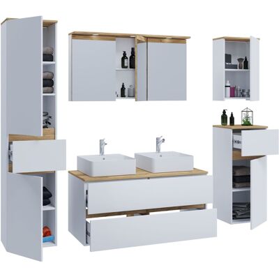 Conjunto De Muebles De Baño Con Lavabo Cosila-i 111 165x191x51 - Vcm Conjunto De Muebles De Baño Con Lavabo Cosila-i 111 165x191x51 - Vcm