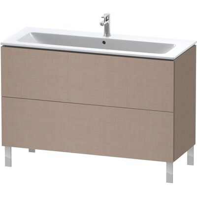 Base para lavabo Duravit L-Cube de pie - Lino Mate - 2 Cajones - 1220x481x704 mm Base para lavabo Duravit L-Cube de pie - Lino Mate - 2 Cajones - 1220x481x704 mm
