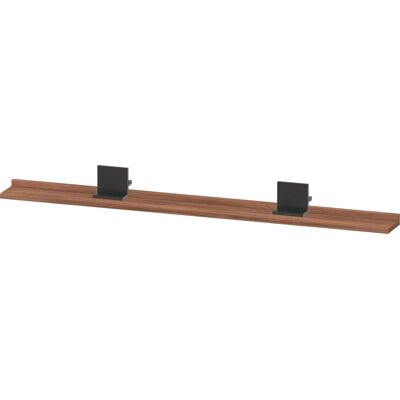 Estante Duravit Sivida Nogal - Montaje en pared, 1280x115x35mm Estante Duravit Sivida Nogal - Montaje en pared, 1280x115x35mm