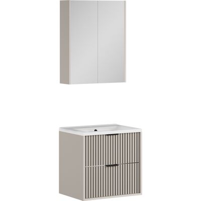 Conjunto De Muebles De Baño De 3 Piezas Ruford, Cachemira, 3 Partes, Vicco Conjunto De Muebles De Baño De 3 Piezas Ruford, Cachemira, 3 Partes, Vicco