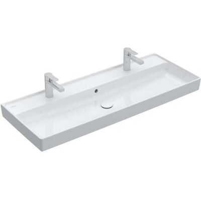 Villeroy & Boch Collaro - Lavabo - Blanco - 120x47cm - Rectangular Villeroy & Boch Collaro - Lavabo - Blanco - 120x47cm - Rectangular