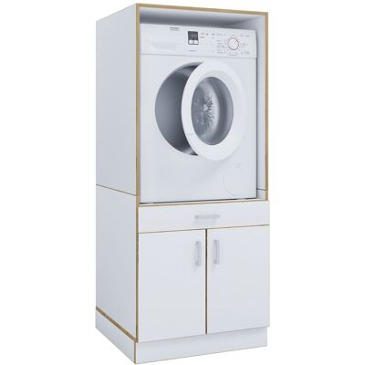 Mueble Para Lavadora Rislo Cl Xl 162x67x48 - Vcm Mueble Para Lavadora Rislo Cl Xl 162x67x48 - Vcm