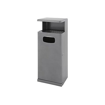 Eko V-part - Abfallsammler Mit Ascherdach Aluminium Volumen 55 L Bxhxt Eko V-part - Abfallsammler Mit Ascherdach Aluminium Volumen 55 L Bxhxt