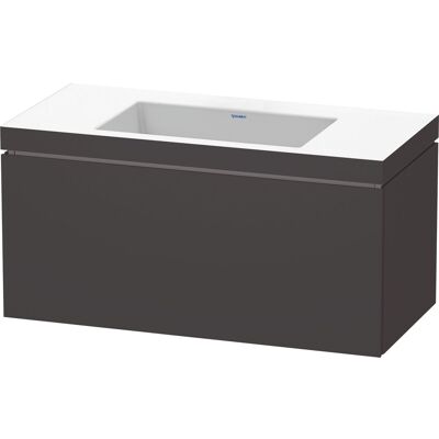 Conjunto de Mueble de Baño Duravit L-Cube - Conexión sin juntas, Sin rebosadero, Gráfico Súper Mate Conjunto de Mueble de Baño Duravit L-Cube - Conexión sin juntas, Sin rebosadero, Gráfico Súper Mate