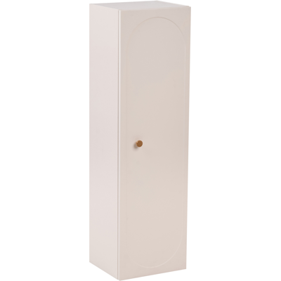 BELIANI Armario De Baño De Pared 4 Estantes Tiradores Dorados Almacenaje Baño Beige Tarumir BELIANI Armario De Baño De Pared 4 Estantes Tiradores Dorados Almacenaje Baño Beige Tarumir