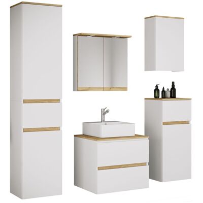 Conjunto De Muebles De Baño Con Lavabo Cosila-a 60 180x140x51 - Vcm Conjunto De Muebles De Baño Con Lavabo Cosila-a 60 180x140x51 - Vcm