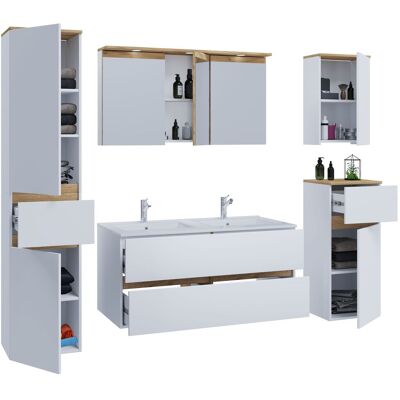 Conjunto De Muebles De Baño Con Lavabo Cosila-i 111 165x191x51 - Vcm Conjunto De Muebles De Baño Con Lavabo Cosila-i 111 165x191x51 - Vcm