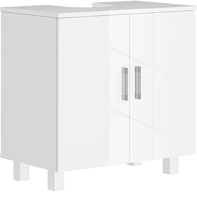 OEM Mueble Para Debajo Del Lavabo Con 2 Puertas 2 Estantes Y Sistema Antivuelco Para Cuarto Baño 60x35x60 Cm Blanco OEM Mueble Para Debajo Del Lavabo Con 2 Puertas 2 Estantes Y Sistema Antivuelco Para Cuarto Baño 60x35x60 Cm Blanco