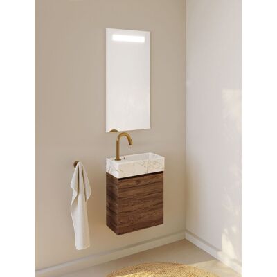 Riho Spring Marble Tiny Set, Lavabos Con Mueble Bajo Lavabo, 1 Riho Spring Marble Tiny Set, Lavabos Con Mueble Bajo Lavabo, 1