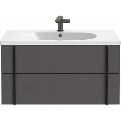 Mueble de baño Jacob Delafon Nouvelle Vague gris brillante - Tipo de baño Mueble de baño Jacob Delafon Nouvelle Vague gris brillante - Tipo de baño