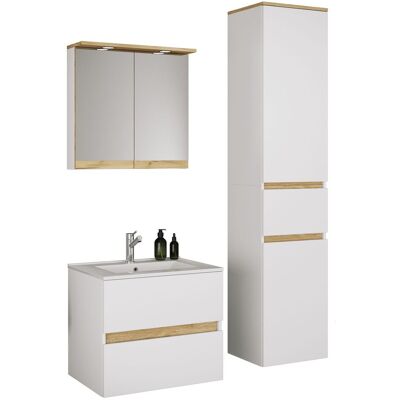 Conjunto De Muebles De Baño Con Lavabo Cosila-i 61 181x101x47 - Vcm Conjunto De Muebles De Baño Con Lavabo Cosila-i 61 181x101x47 - Vcm