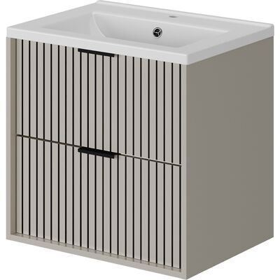 Conjunto De Muebles De Baño Ruford, Cachemira, 60 X 57 Cm Con Lavabo, Vicco Conjunto De Muebles De Baño Ruford, Cachemira, 60 X 57 Cm Con Lavabo, Vicco