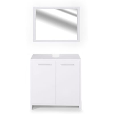 Conjunto de Muebles de Baño Kiko Blanco - Moderno y Espacioso Conjunto de Muebles de Baño Kiko Blanco - Moderno y Espacioso